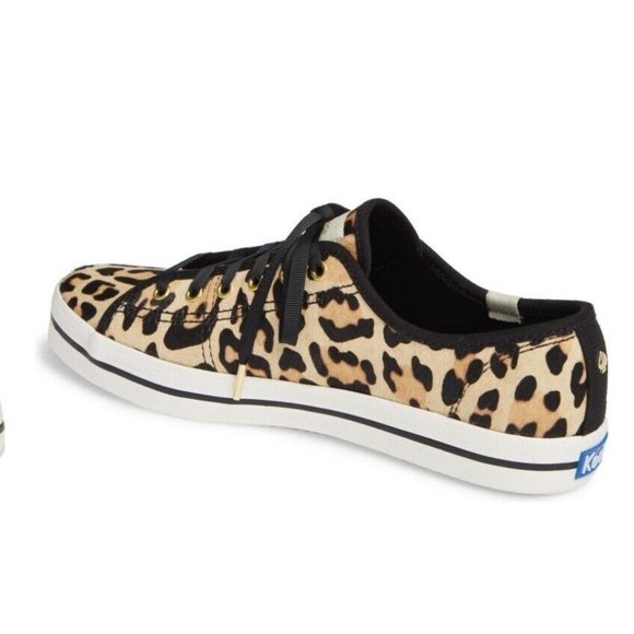 NIB KEDS® X KATE SPADE NEW YORK Kickstart Genuine Calf Hair Sneaker - Picture 5 of 6